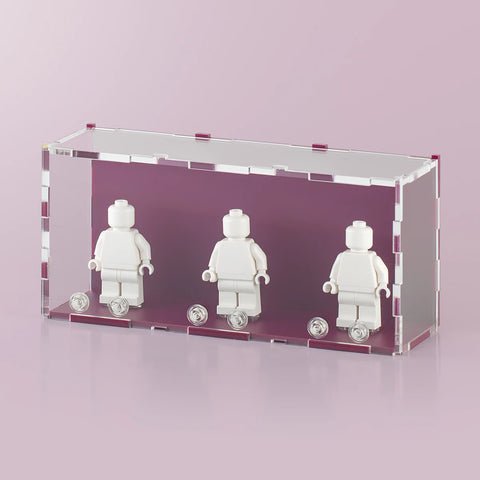 Plum LEGO Minifigure Display Case