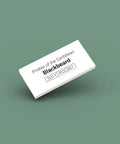 White ID tag for LEGO minifigure Blackbeard poc007
