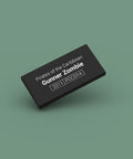 Black ID tag for LEGO minifigure Gunner Zombie poc014
