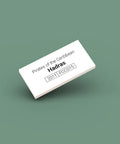 White ID tag for LEGO minifigure Hadras poc015