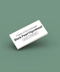 White ID tag for LEGO minifigure Black Pearl Figurehead poc052