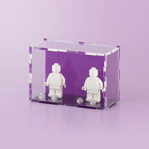 Purple LEGO Minifigure Display Case