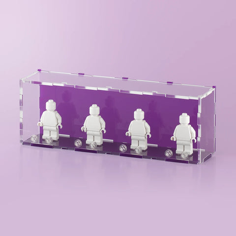 Purple LEGO Minifigure Display Case