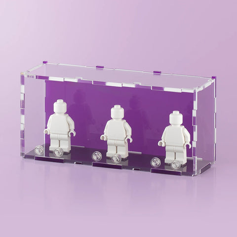 Purple LEGO Minifigure Display Case