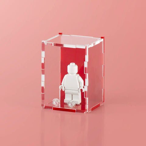 Red LEGO Minifigure Display Case