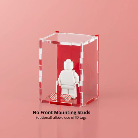 Red LEGO Minifigure Display Case