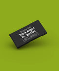 Black identification tag for LEGO minifigure Black Knight scd006