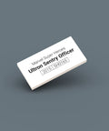 White LEGO Minifigure Identification tag for Ultron Sentry Officer s0165