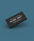 Black identification tag for LEGO minifigure Iron Man Mark 7 sh0231