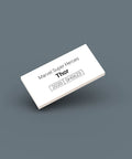 White LEGO Minifigure Identification tag for Thor sh0623