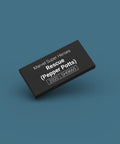 Black identification tag for LEGO minifigure Rescue Pepper Potts sh0665