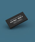 Black identification tag for LEGO minifigure Iron Man Mark 3 sh0825