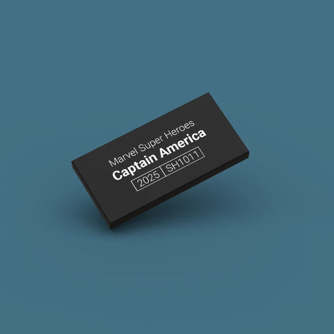 Black ID tag for LEGO Captain America sh1011