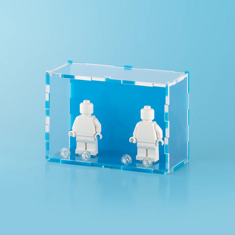 Sky Blue LEGO Minifigure Display Case