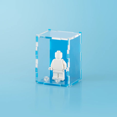 Sky Blue LEGO Minifigure Display Case