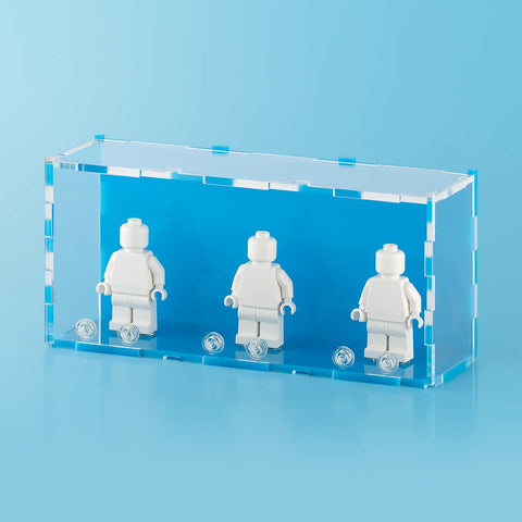 Sky Blue LEGO Minifigure Display Case