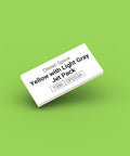 White identification tag for LEGO minifigure Yellow with Light Gray Jet Pack sp053a