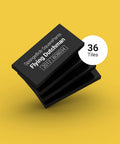 Black identification tag set for LEGO Spongebob Squarepants minifigures released from 2006-2012