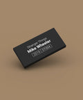 Black identification tag for LEGO minifigure Mike Wheeler st004