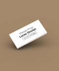 White identification tag for LEGO minifigure Lucas Sinclair st006