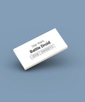 White identification tag for LEGO minifigure Battle Droid sw0001d