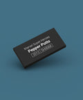 Black identification tag for LEGO minifigure Pepper Potts sh0068