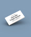 White LEGO Minifigure Identification tag for Clone ARC Trooper Hammer sw0377