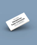 White LEGO Minifigure Identification tag for Mandalorian Super Commando sw0495