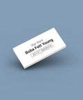 White LEGO Minifigure Identification tag for Boba Fett Young sw0514