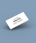 White LEGO Minifigure Identification tag for Boba Fett sw0631