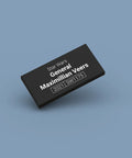 Black ID tag for LEGO General Maximillian Veers sw1175
