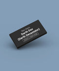 Black ID tag for LEGO Darth Dev sw1436