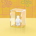 Thatch Pattern Display Case for LEGO Minifigures