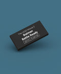 Black identification tag for LEGO minifigure Batman Battle Ready tlm130