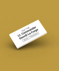 White ID tag for LEGO Lt. Commander Georgi La Forge trek004