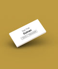 White ID tag for LEGO Guinan trek009