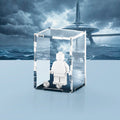 Water Planet Display Case for LEGO Minifigures