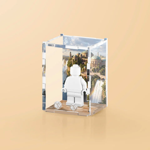 Waterfall Planet Display Case for LEGO Minifigures