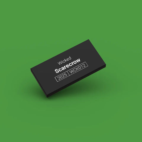 Black ID tag for LEGO Scarecrow wck012