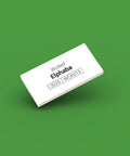 White ID tag for LEGO Elphaba wck013
