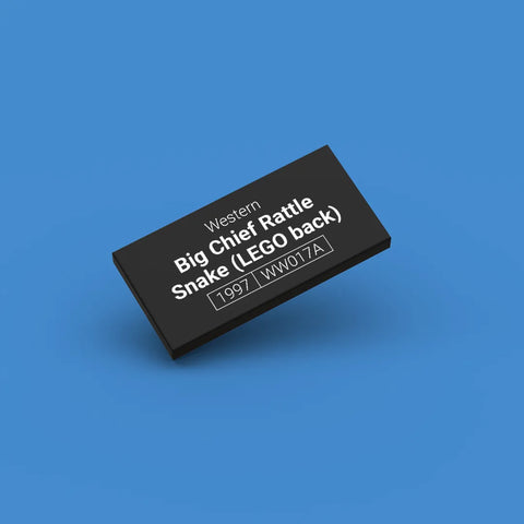 Big Chief Rattle Snake LEGO Back - ww017a